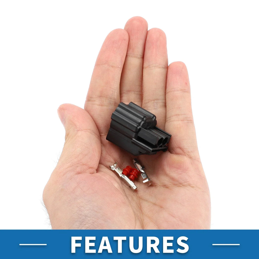 2 x Pin Headlight Wiper Motor Connector Plug for Toyota Lexus
