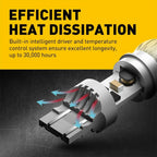 2X 7440 LED Bulbs for Reverse Lights (6000K)