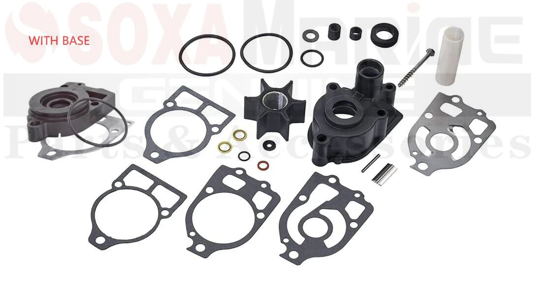 Water Pump Service Kit with Pump Base for Mercury MerCruiser MR Alpha One (18-3320)