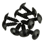 10 x Black Fender Liner Bracket Screws for Hyundai Kia