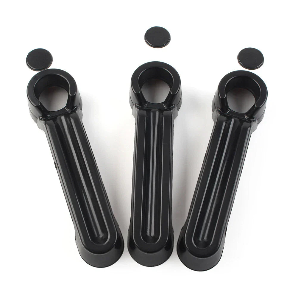 6 x Exterior Door Handle Tailgate Cover Trim for Jeep Wrangler JK (07-17)