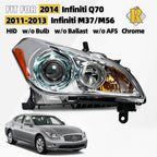 HID Headlight for Infiniti M56 (2011–2013) Right Side, No Bulb, No Ballast
