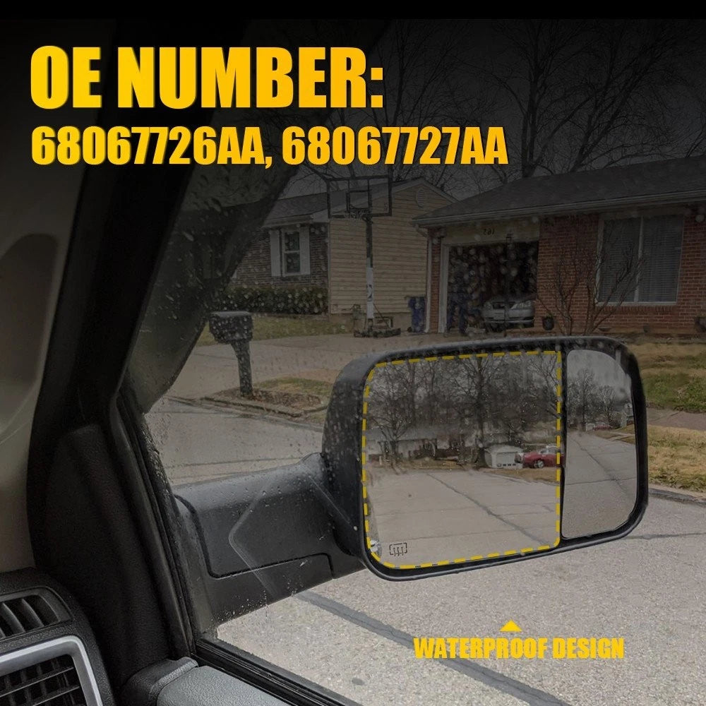 Heated Mirror Glass for Dodge RAM 1500 2500 (2010–2019)