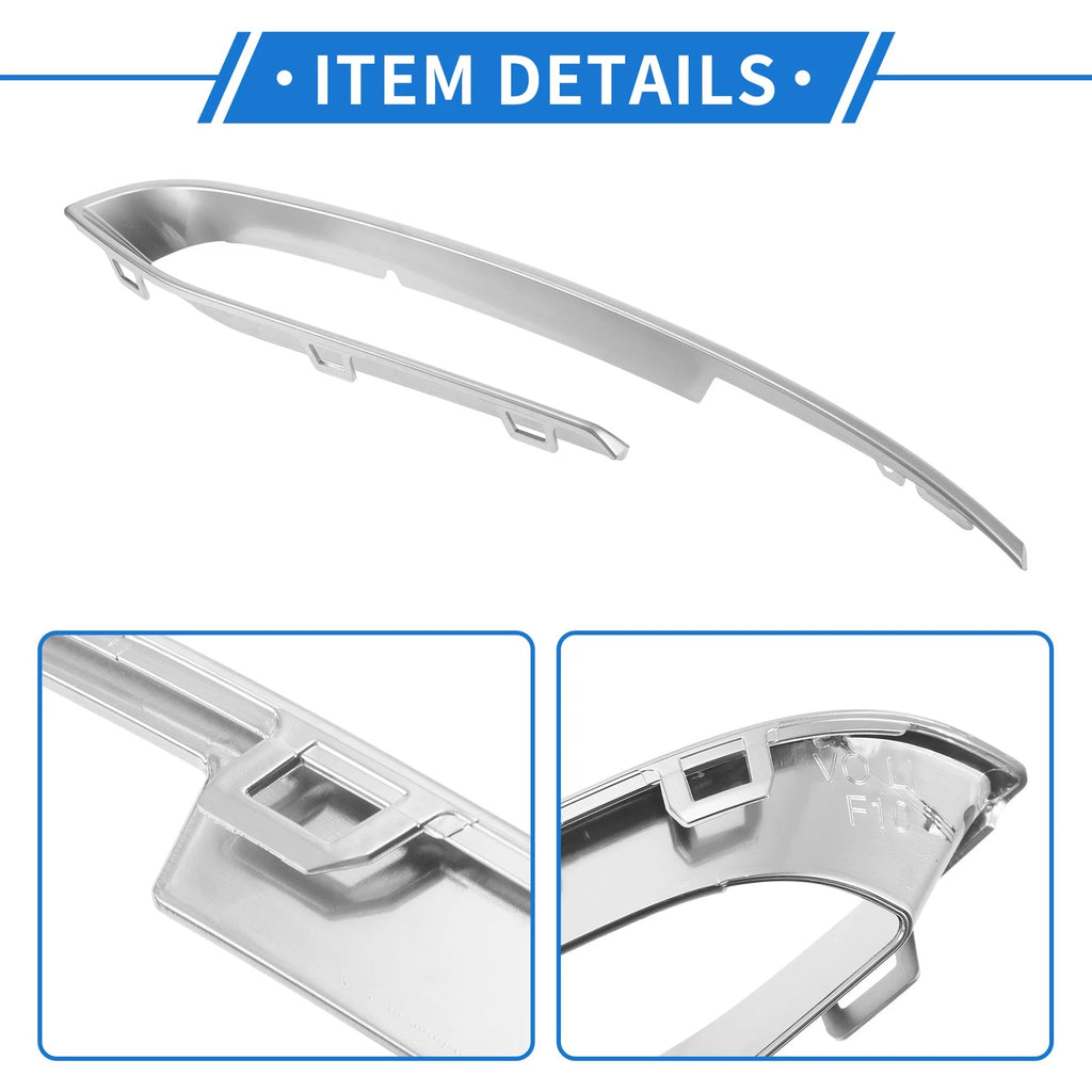 Front Left Bumper Grille Trim for BMW 5 Series (F18 LCI) (2014–2017)
