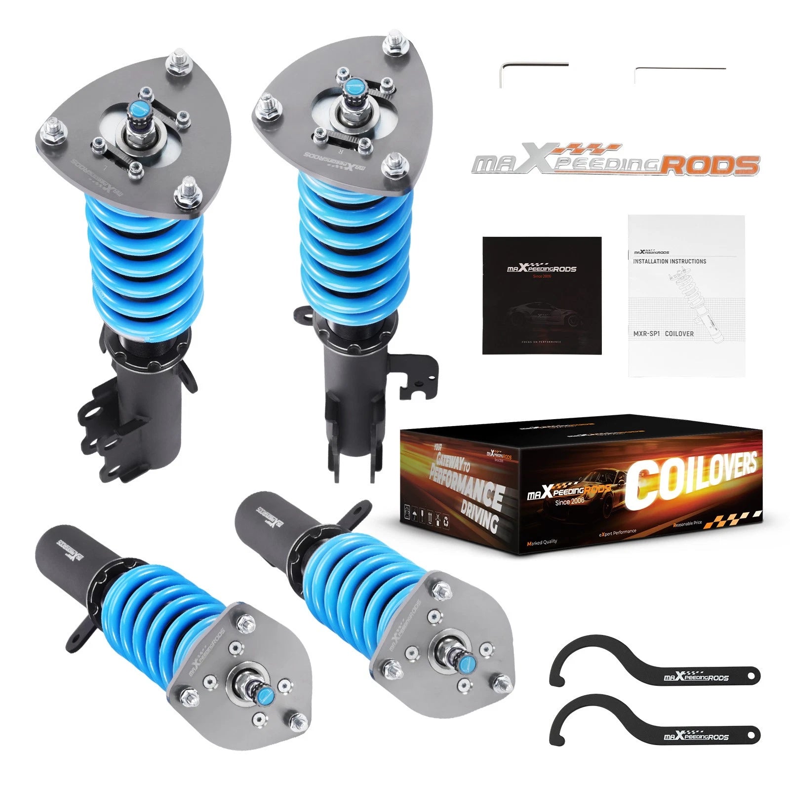 MaXpeedingrods Coilover Suspension 24 Way Damper Kit for Toyota Camry XV30 02-06