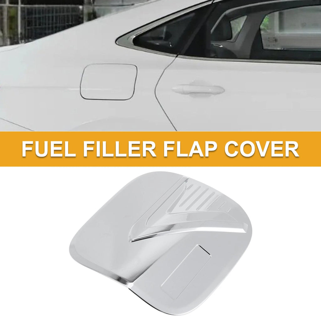 Fuel Tank Door Cap for Mitsubishi Eclipse (2018–2025) Chrome Silver Tone