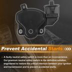 Neutral Safety Switch for Hyundai Accent (2004–2010) 4595628010