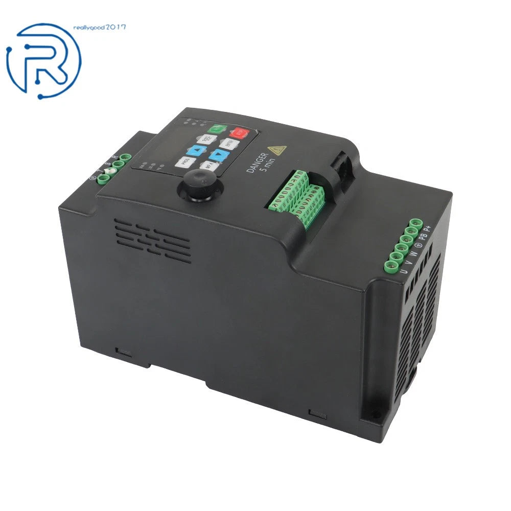 Variable Frequency Drive Inverter for 3 Phase Systems (220V, 4HP)