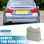 Rear Bumper Tow Hook Cover for BMW 3 Series E90/E91 (2009 - 2012) Silver Gray