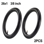 Set of 2 Inner Tubes for Folding Bikes (26x138)