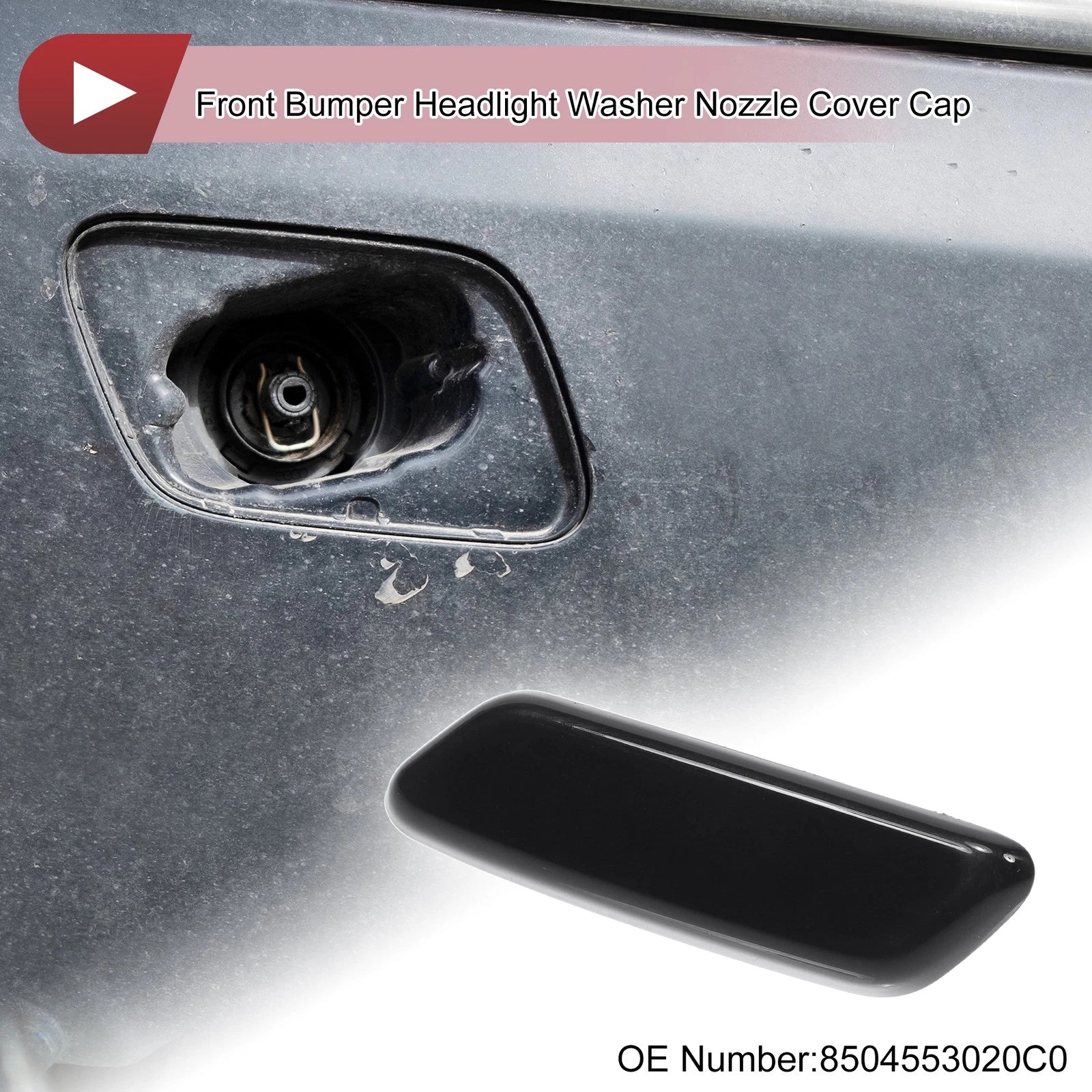 Front Left Washer Nozzle Cover Cap No. 8504553020C0 for Lexus IS II (2008–2010)