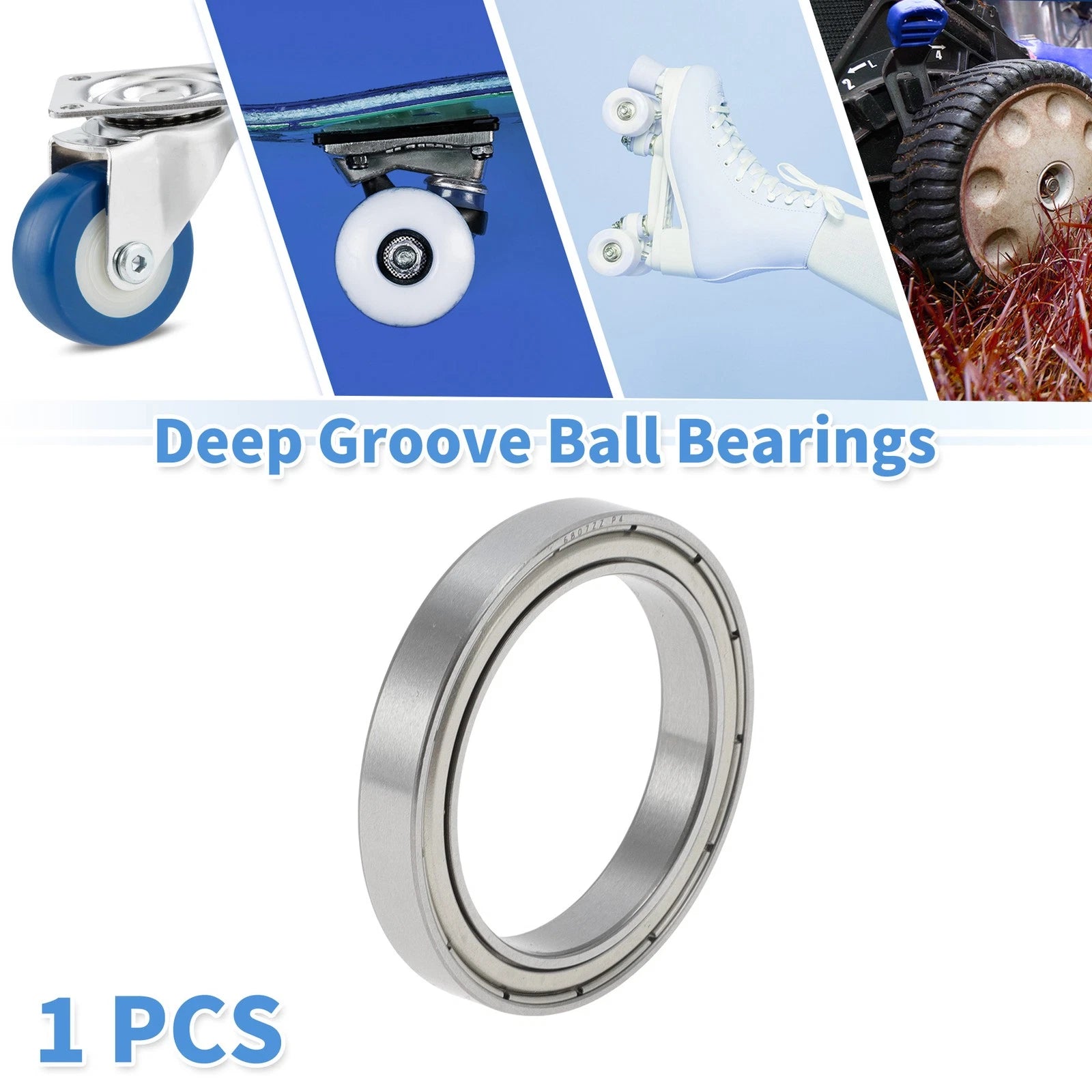 6807ZZ Deep Groove Ball Bearing for Scooter Skateboard Wheel (P4)
