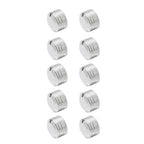 10 x Chrome Engine Bolt Topper Caps Covers for Harley Dyna Softail
