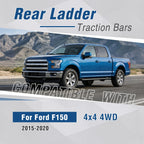 Rear Ladder Traction Bars with Mounting Brackets for Ford F-150 (2015–2020)