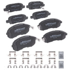 8pcs Brake Pads Kit for Nissan Altima (2002–2013) Juke (2011–2017) P815 P905