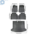 3D TPE Floor Mats & Trunk Cargo Liner for Nissan Kicks (2018–2024)