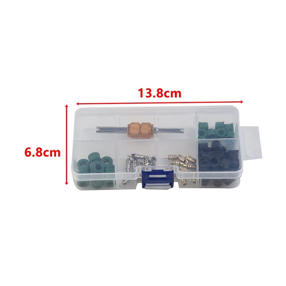 71pcs AC Manifold Gauge Repair Tools Kit for Automotive (Universal)
