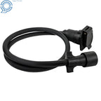 7 Pin Trailer Plug Extension Cord for RV Gooseneck (10-14 AWG)