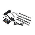 36LED RGB Remote Control Decorative Foot Lamp for Car
