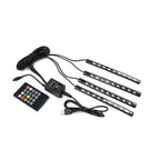 36LED RGB Remote Control Decorative Foot Lamp for Car