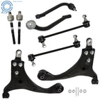 Set of 8 Front Lower Control Arms and Sway Bars for Hyundai Elantra (2007–2012)