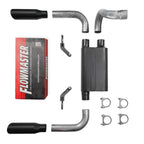 2.5" Dual Exhaust Kit for Jeep Wrangler (2018–2025) Flowmaster 80 Series w/ Tip