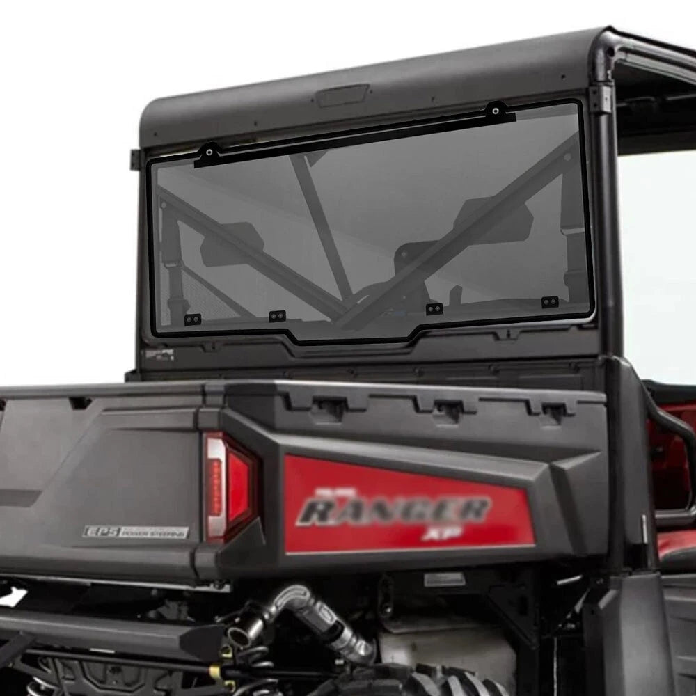 UTV Dark Back Windshield for Polaris Ranger XP 1000/Crew (2017–2025)