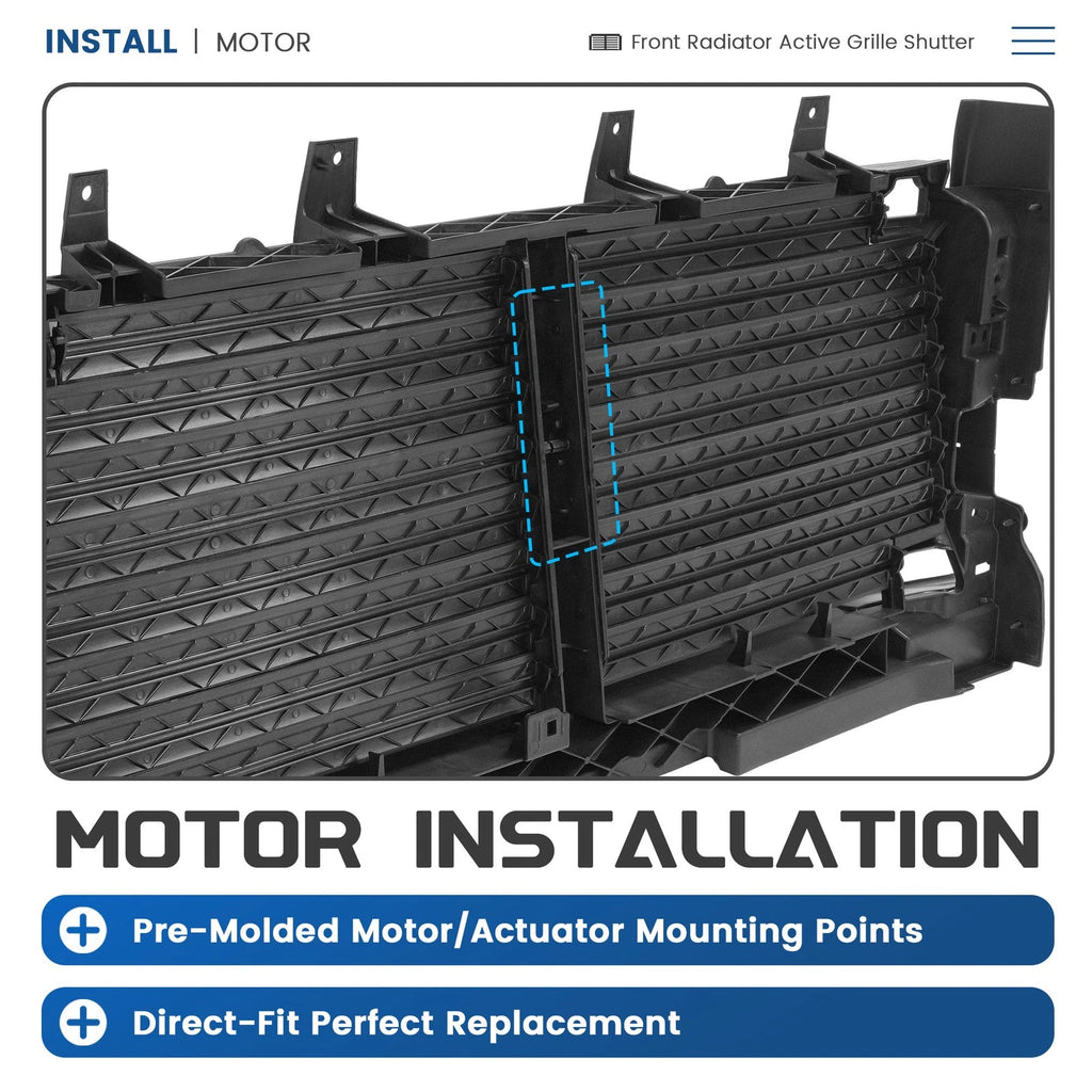 Radiator Active Grille Shutter for Chevy Silverado 1500 (2019–2023)