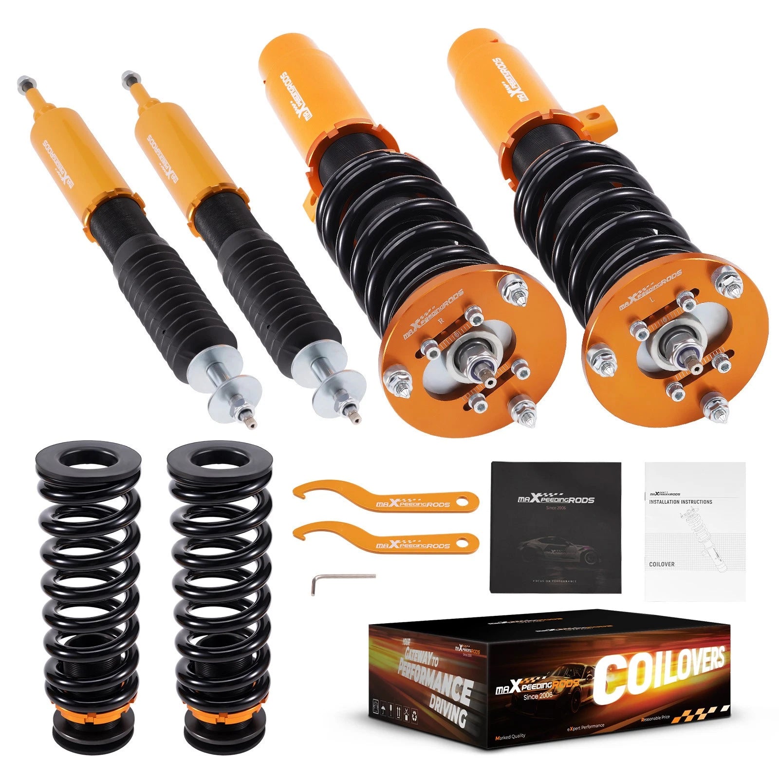 Coilovers Shocks 24 Way Damper Kit for BMW 1 Series E82 E88 (2008–2013)