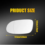 LH Driver Side Heated Mirror Glass for Mercedes CLK500 CLK55 AMG CLK63 AMG (2003–2009)