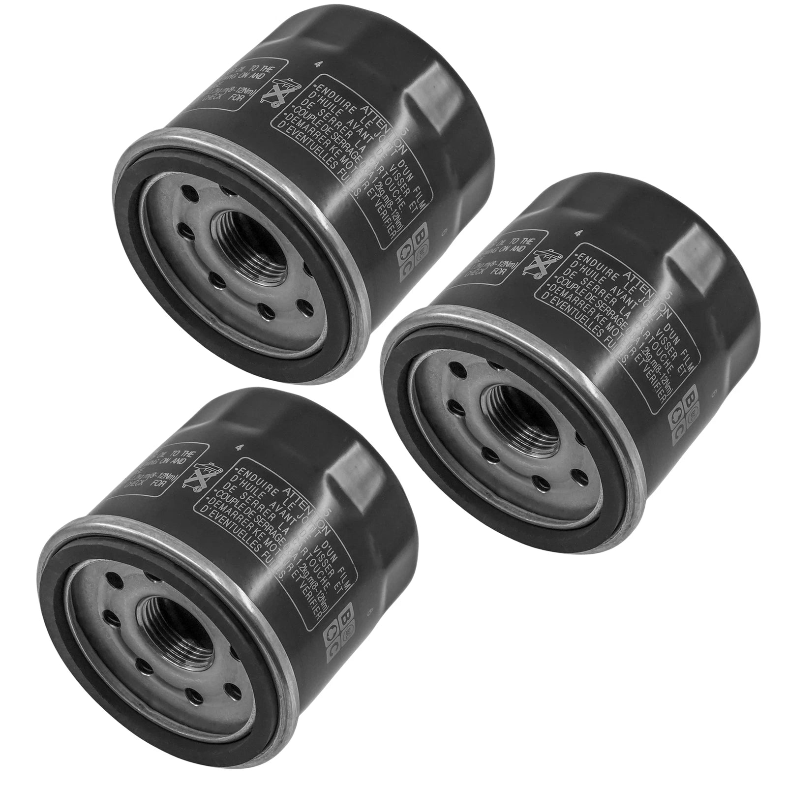 3 Pack Oil Filter for Yamaha VX1100 Waverunner (2009–2013)