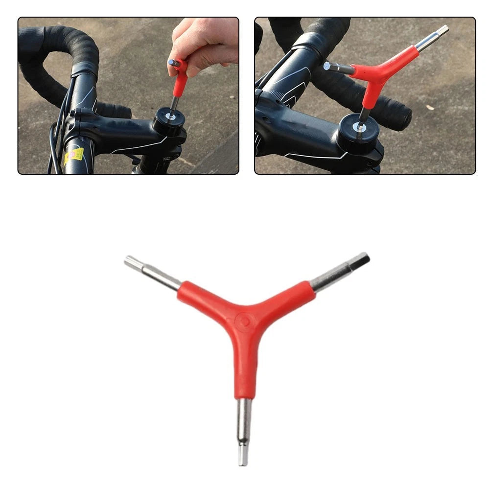 3-Way Hex Wrench Tool for Bike (4mm, 5mm, 6mm)