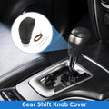 Gear Shift Knob Cover for Toyota Camry (2018–2023) Black Brown Faux Leather