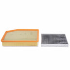 Cabin & Engine Air Filter Kit for Chevrolet GMC 2.7L - 6.6L (CF185 A3244C)