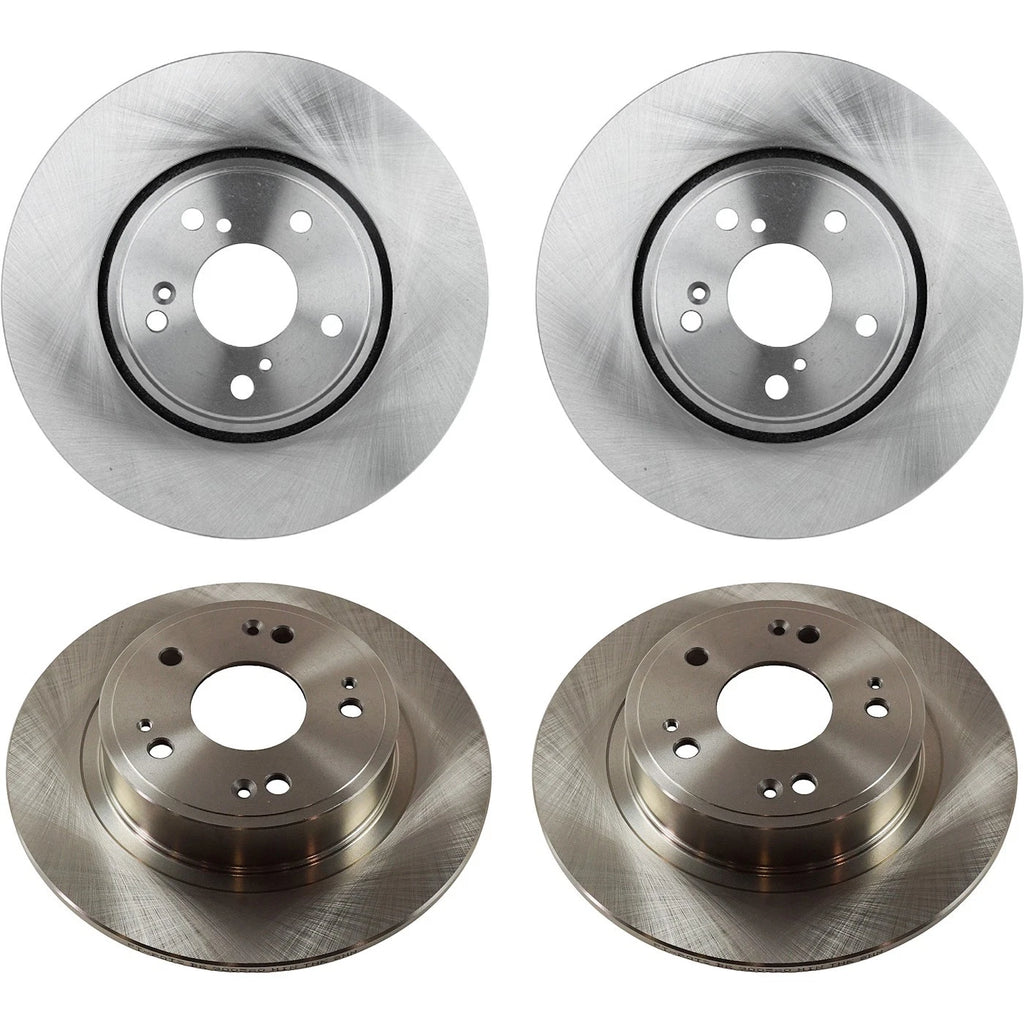 Front and Rear Disc Brake Rotors for Honda Accord Sedan (2016–2017)