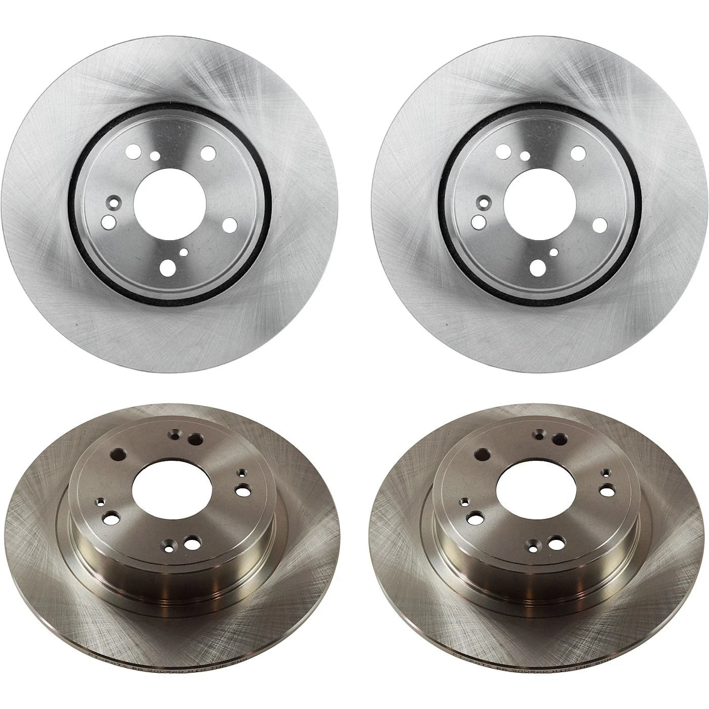Front and Rear Disc Brake Rotors for Honda Accord Sedan (2016–2017)