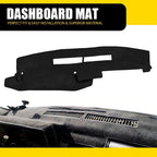 Dash Cover Mat for Chevy Silverado C1500 C2500 C3500 (1988–1994) Black