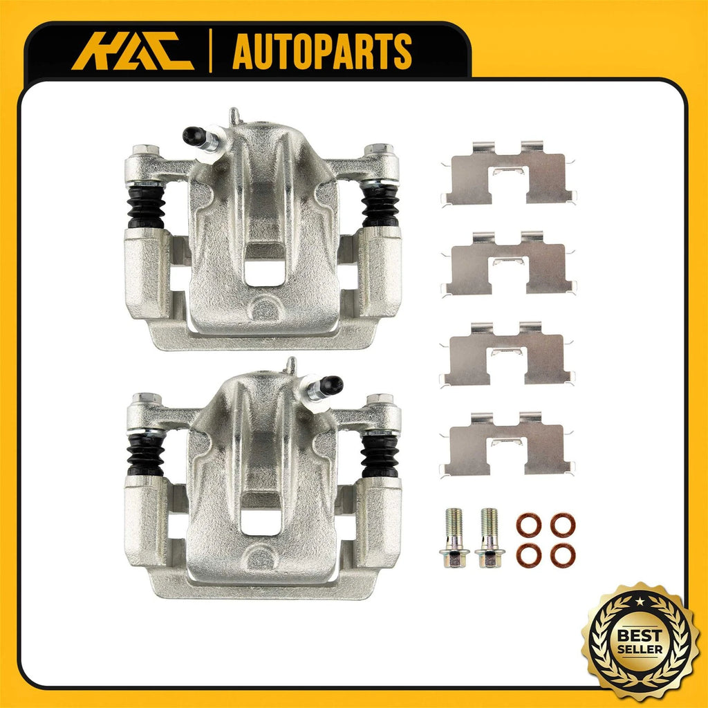 2x Rear Disc Brake Caliper w/ Bracket for Hyundai Sonata Tucson (2015–2021)