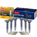 Set of 6 Ignition Coils & Spark Plugs for Chrysler Dodge V6