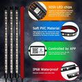 RGB LED Interior Floor Strip Lights for Universal Fit (2010–2023)