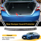 Rear Bumper Topper for Toyota Camry (2018–2025) Silver Tone