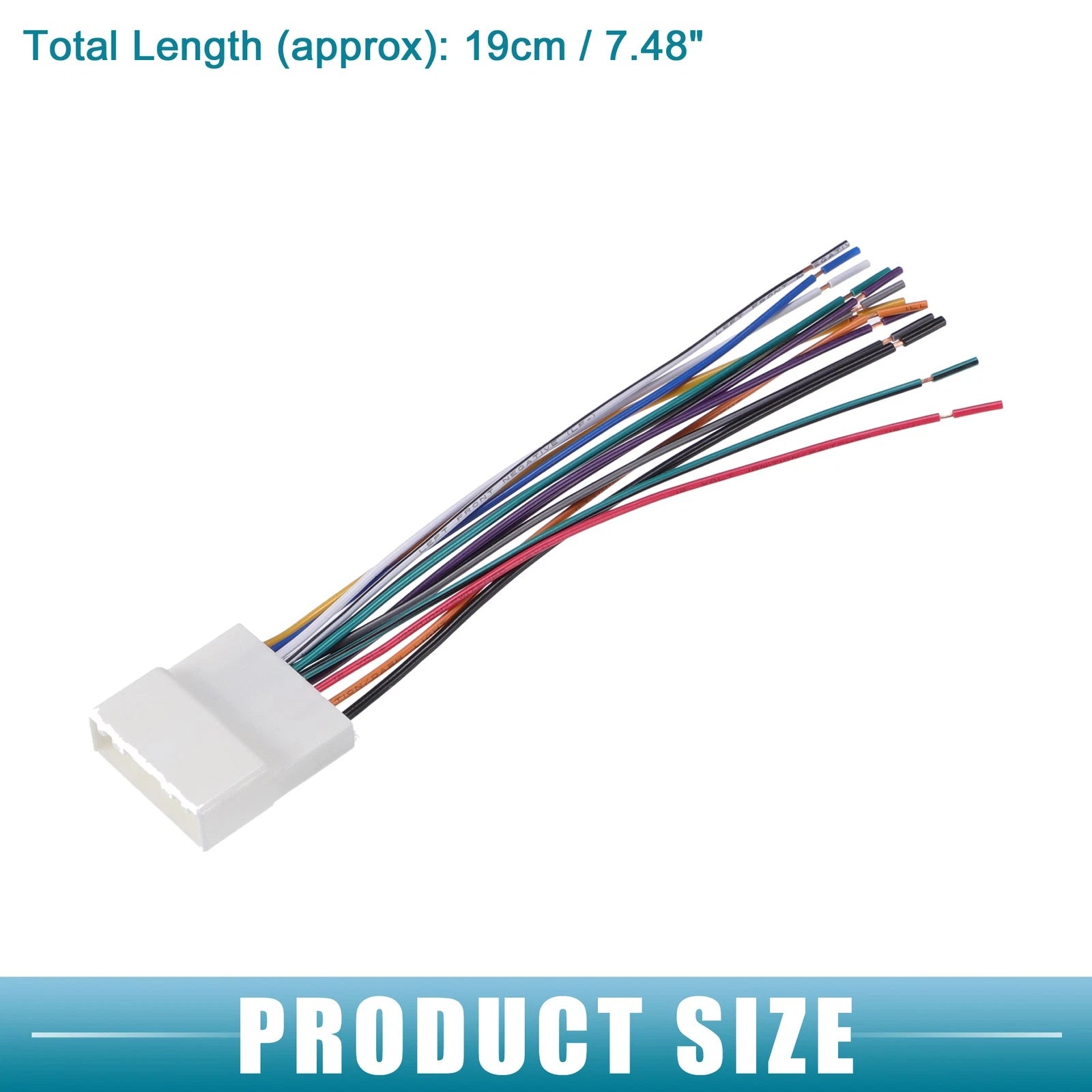 Set of 1 Car Stereo Wiring Harness with Antenna Adapter for Nissan 