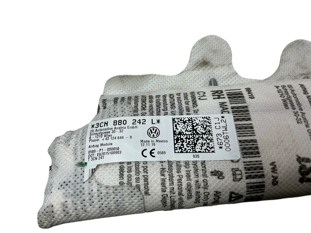 Front Right Side Seat Airbag for VW Atlas (2018–2025) 3CN 880 242 L