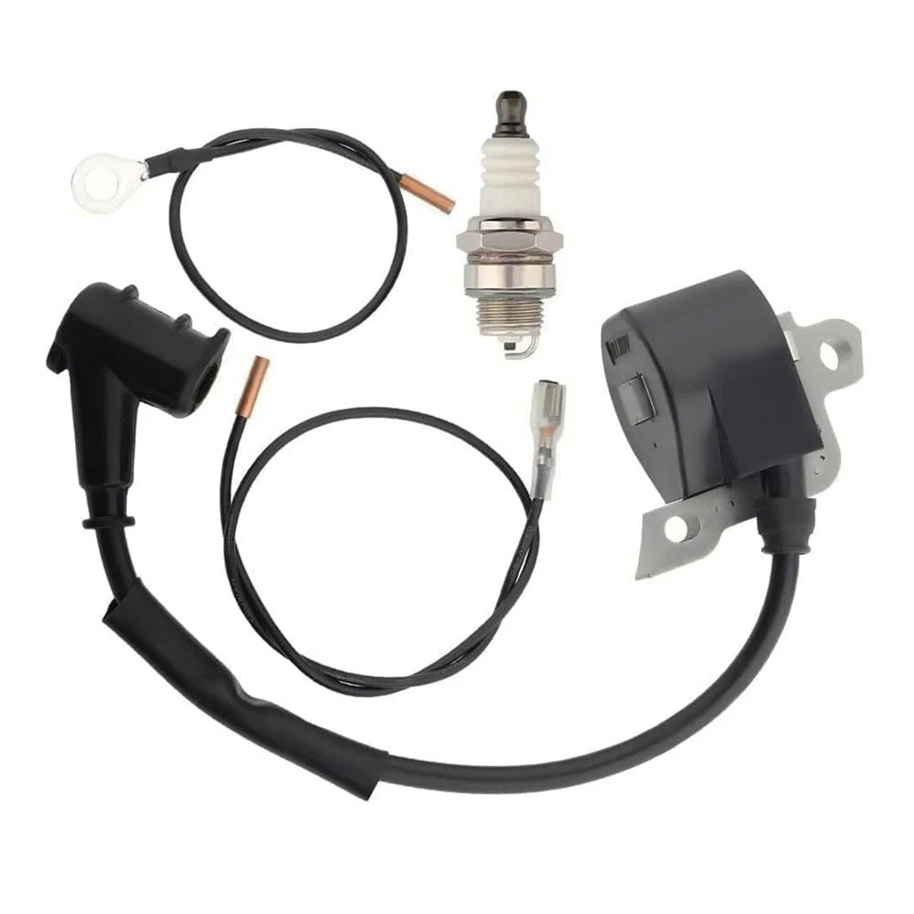 Ignition Coil & Spark Plug for STIHL 024 026 029 034 036 039 044 MS440 (1990–2023)