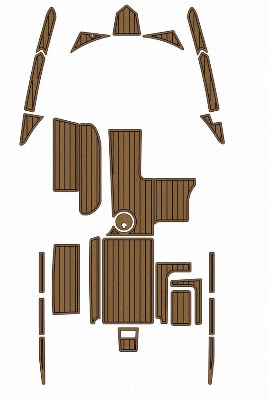 EVA Foam Teak Deck Floor Mat for Malibu 22 MXZ (2015)