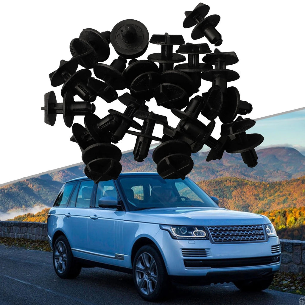 20 Pack Black Nylon Clips for Land Rover LR024316 (Fits )