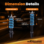 Coilover Lowering Kit for Subaru Impreza WRX (2002-2007) Forester (2003-2008)