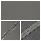 Pair Front Door Panels Armrest Covers Gray for Honda Civic Sedan (2006–2011)