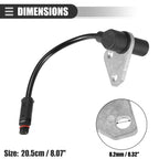 Front Left ABS Wheel Speed Sensor for Mercedes-Benz (1990–1994) 1295400817