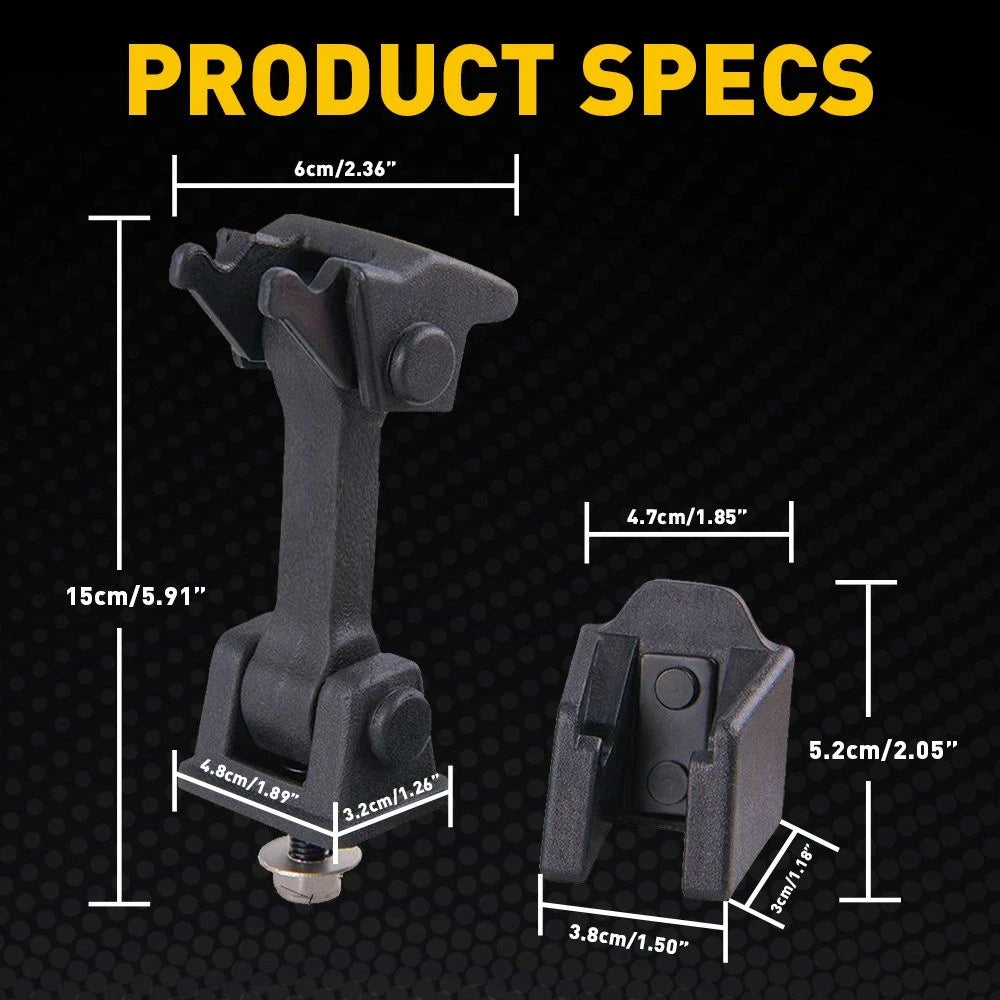 Hood Latch Catch & Bracket Pair for Jeep Wrangler JK (2007–2018)